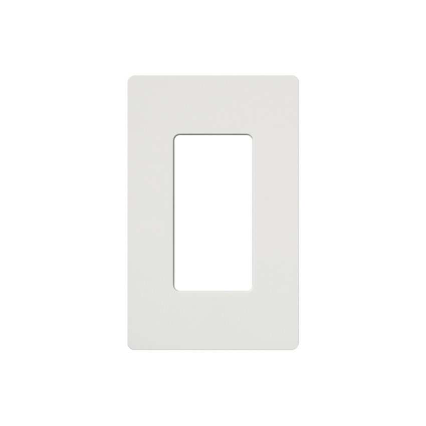 Placa de pared 1 espacio, para atenuador (dimmer), apagador ó control remoto inalámbrico LUTRON.