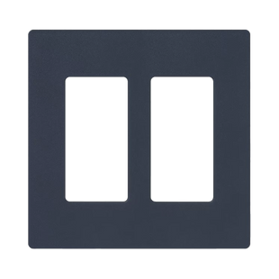 Placa de pared 1 espacio, para atenuador (dimmer), apagador ó control remoto inalámbrico LUTRON.