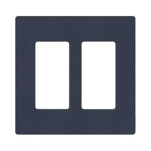Placa de pared 1 espacio, para atenuador (dimmer), apagador ó control remoto inalámbrico LUTRON.