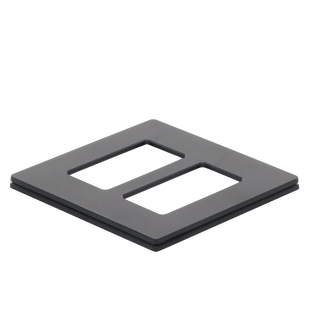 TAPA P/SWITCH /DIMMER 2 ESPACIOS