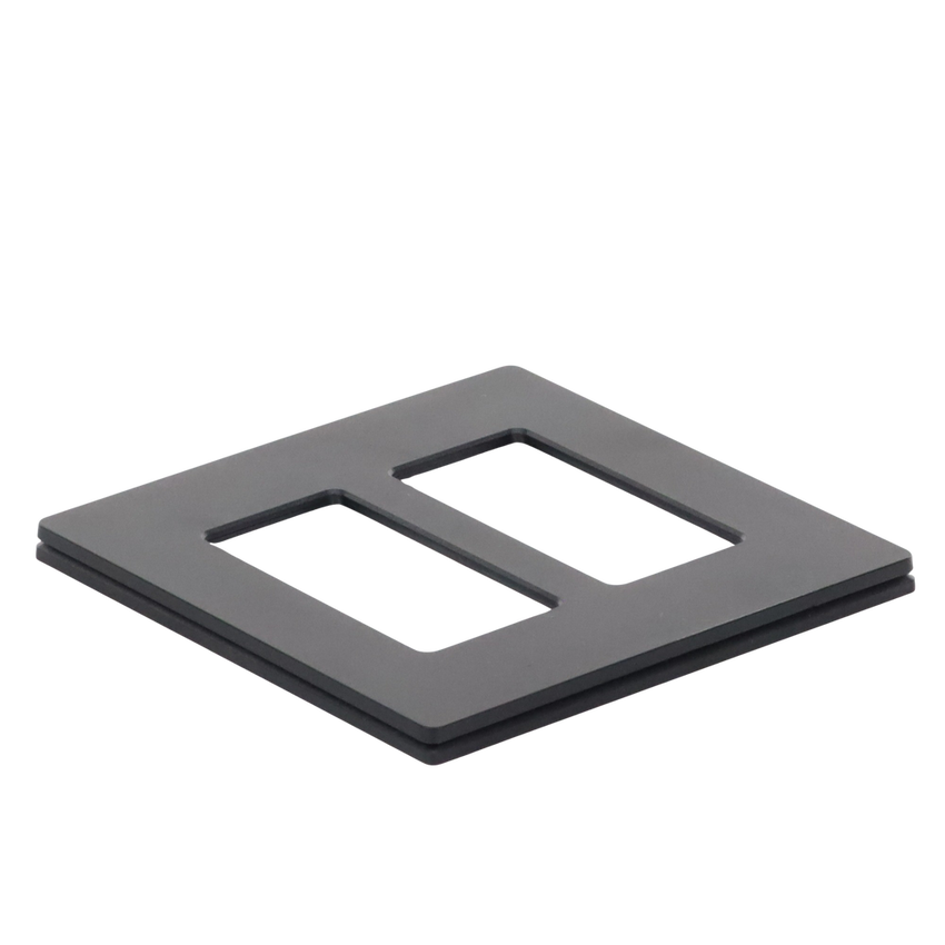 TAPA P/SWITCH /DIMMER 2 ESPACIOS