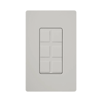 Caja de pared para varios contactos de red o tel, 6 mini espacios