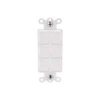 Caja de pared para contactos varios, 6 mini espacios.