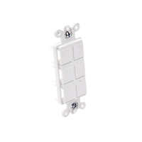Caja de pared para contactos varios, 6 mini espacios.