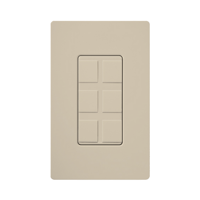 Caja de pared para contactos varios, 6 mini espacios.