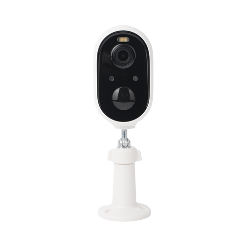 Cámara IP de Batería (Gran Angular) 3 Megapixel | WiFi | Audio Bidireccional | Batería Recargable 5200 mAh | IP65 |Exterior con Protección|  Estadísticas de Energía | Detección de Humanos | Incluye Panel So