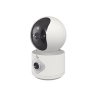 Camara doble lente 3mp| Wifi| autoseguimiento| Detección de movimiento| audio de 2 vias| almacenamiento hasta 128GB