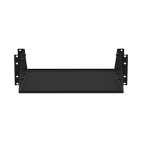 Charola para Soportar Equipos en Rack de 19", Profundidad Ajustable hasta 484 mm. 150 Kg  de Carga, Compatible con Racks de Doble Perforación, 3U