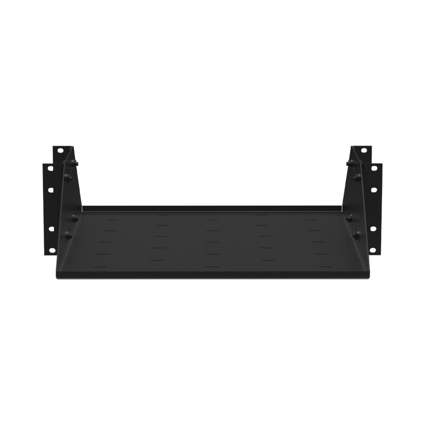 Charola para Soportar Equipos en Rack de 19", Profundidad Ajustable hasta 484 mm. 150 Kg  de Carga, Compatible con Racks de Doble Perforación, 3U