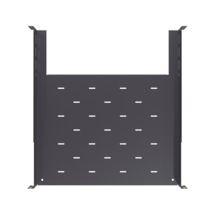Charola para Gabinetes y Racks de Pared de 4 puntos de Fijación, Profundidad Ajustable de 347 a 489 mm