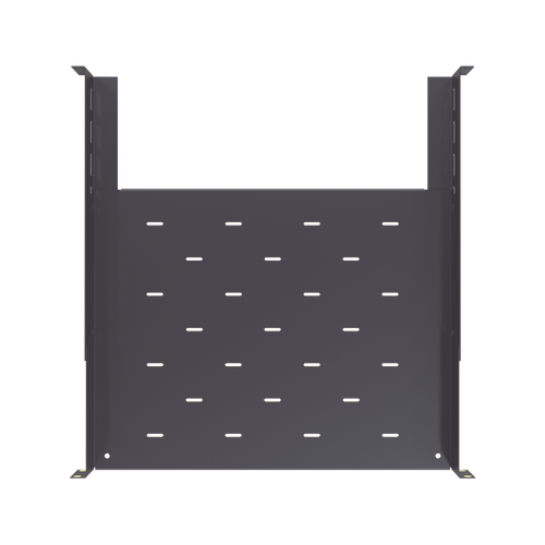 Charola para Gabinetes y Racks de Pared de 4 puntos de Fijación, Profundidad Ajustable de 347 a 489 mm