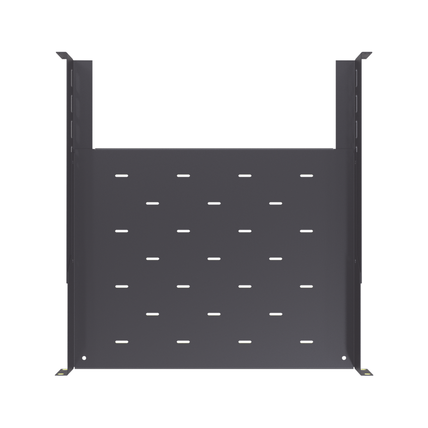 Charola para Gabinetes y Racks de Pared de 4 puntos de Fijación, Profundidad Ajustable de 347 a 489 mm