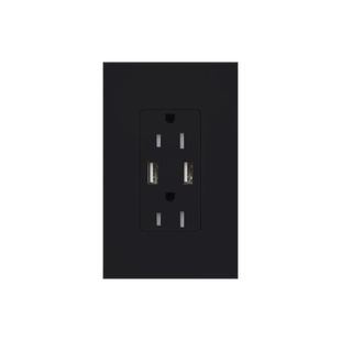 Tomacorriente 15A,con salida de carga USB