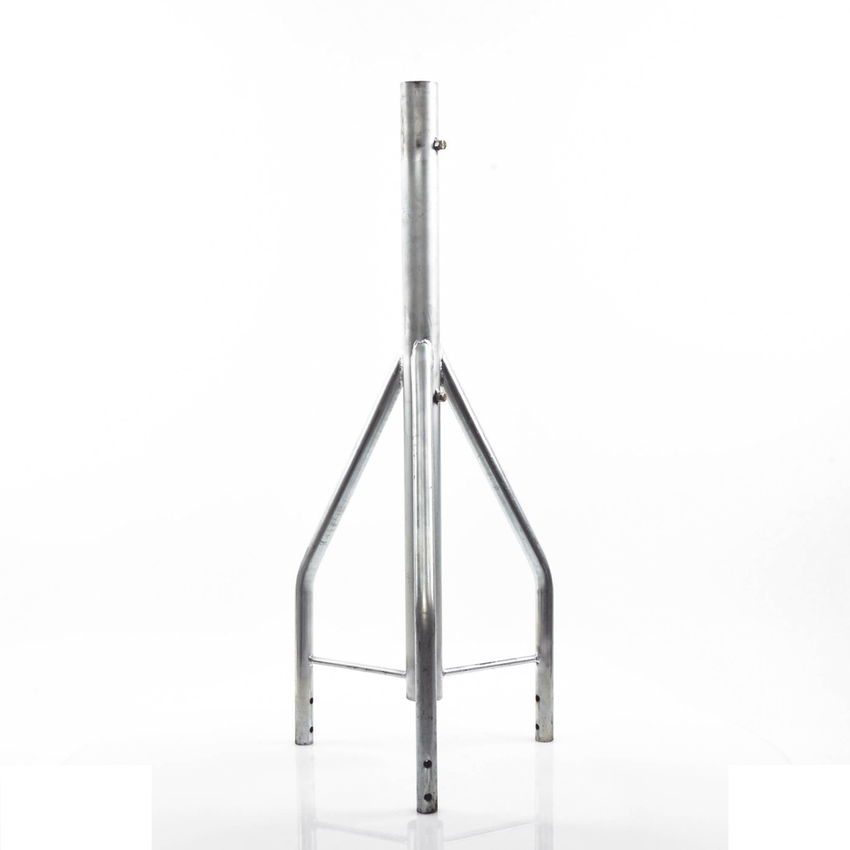 Tramo de Remate / Copete, tubo industrial 1 1/4" con tubo central 2 3/8", galvanizado por electrólisis.