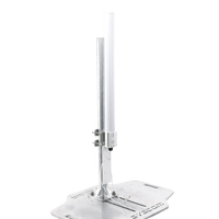 Antena Omnidireccional en 2.4 GHz, Rango de Frecuencias (2.3 - 2.5 GHz), Ganancia de 10 dBi, Doble Polaridad MIMO 2x2, Incluye Jumpers