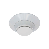 Detector de humo fotoeléctrico direccionable con prueba remota para ducto, color marfil.