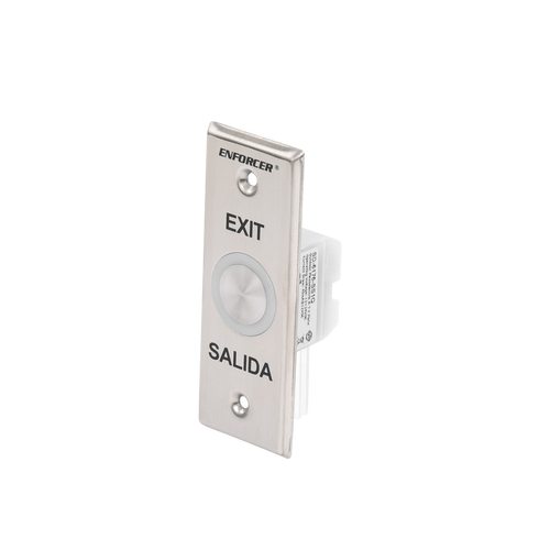Botón de Salida con Aro Iluminado Color Verde y Rojo / IP65 / Buzzer / Función Toggle (Enclavado) / Temporizador  / Relevador NC/NO/ Uso Exterior e Interior.