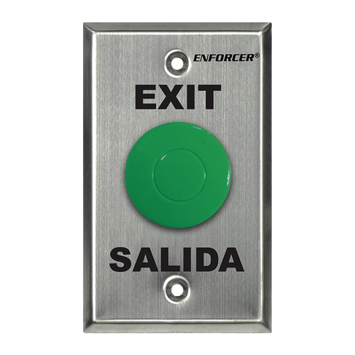 Botón Tipo Hongo / Color Verde / Relevador  NO, NC, COM