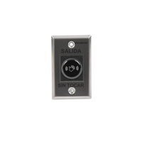 Botón de Salida sin Contacto / Sensor IR / Iluminado / Normalmente Abierto y Cerrado / Distancia Ajustable de Detección /  Rele Ajustable de 0.5 a 30 Segundos / Uso Interior