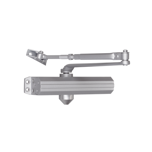 Cierra Puertas  / De Superficie / Puertas de Metal / Puertas de Madera / Ajustable para Tamaños 1~6 / Puertas Hasta 150 kg / Incluye Herrajes / Brazos de Acero Forjado