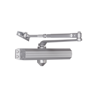 Cierra Puertas  / De Superficie / Puertas de Metal / Puertas de Madera / Ajustable para Tamaños 1~6 / Puertas Hasta 150 kg / Incluye Herrajes / Brazos de Acero Forjado