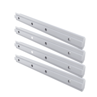 Barras de extensión de riel de aluminio