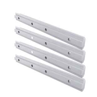 Barras de extensión de riel de aluminio