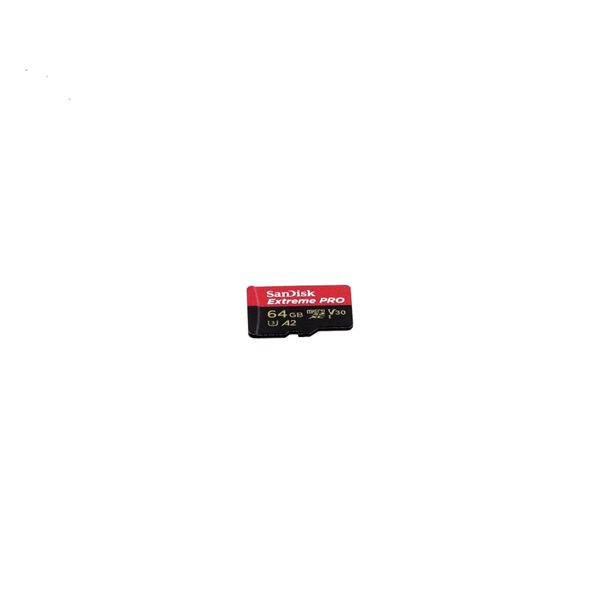 SANDISK EXTREME PRO MICROSD CARD 64GB, INCLUYE ADAPTADOR