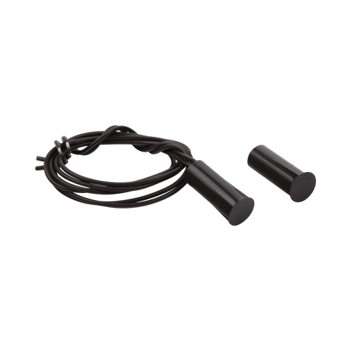 Contacto magnético para puertas y ventanas aluminio y madera de empotrar color café /GAP: 19mm