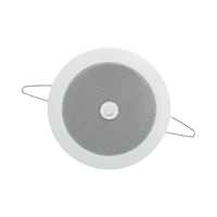 Altavoz  4" | Montaje en Techo | 3 - 6W | 70/100V | Frente Metálico | Resistente a Humedad