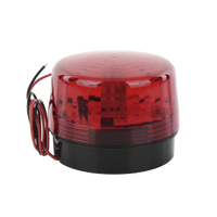 Luz Estroboscópica LED (35) / Patrones de Parpadeo Ajustables / 8 Patrones / Batería de Respaldo / 12-24 Vcc/Vca / Resistente al Clima IP66/IP55