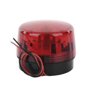 Luz Estroboscópica LED (35) / Patrones de Parpadeo Ajustables / 8 Patrones / Batería de Respaldo / 12-24 Vcc/Vca / Resistente al Clima IP66/IP55