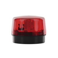 Luz Estroboscópica LED (55) / Patrones de Parpadeo Ajustables / 8 Patrones / Batería de Respaldo / 12-24 Vcc/Vca / Resistente al Clima IP66/IP55
