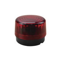 Luz Estroboscópica LED (55) / Patrones de Parpadeo Ajustables / 8 Patrones / Batería de Respaldo / 12-24 Vcc/Vca / Resistente al Clima IP66/IP55