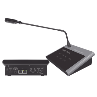 Microfono Remoto de 4 Zonas Para Sistema de Voceo | Compatible Con Amplificadores SF4240UC y SF2240UC