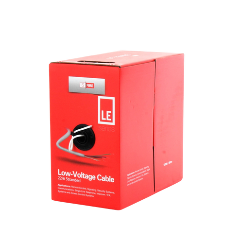Bobina de 305 Metros (1000 Pies) / Cable de CCA / 6 x 22 AWG / Tipo Aluminio Revestido de Cobre / Aplicaciones en Control de Acceso / Alarmas de Intrusi�n/Control de Acceso / Automatizaci�n / Interfonos y TV Porteros