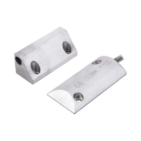 Contacto Magnético para Piso, Salida Dual NC/NA, GAP 65mm, Cubierta de Aluminio con 55cm de Cable Blindado