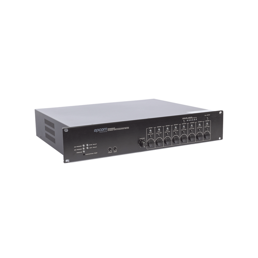 Controlador de Extensión de Evacuación de Voz | 8 Zonas | 500W | Soporta Máx. 19 SF6200MS en Cascada