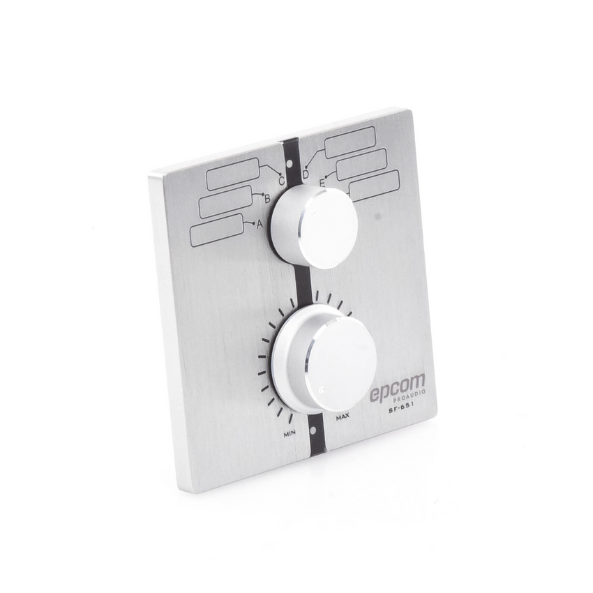 Control de  Volumen Remoto con Selector de Canales | Compatible con Amplificador SF2240UC - SF4240UC