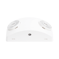 Luz de Emergencia Dual LED ultra compacta/150 lúmenes/Luz fría/Batería de Respaldo Incluida/Botón de test.