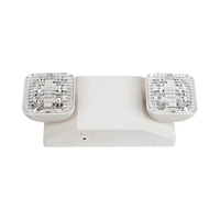 Luz LED de Emergencia Dual LED /150 lúmenes/Luz fría/Batería de Respaldo Incluida/Botón de test.