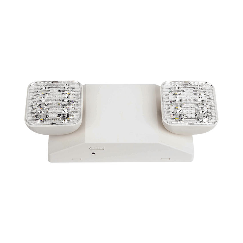 Luz LED de Emergencia Dual LED /150 lúmenes/Luz fría/Batería de Respaldo Incluida/Botón de test.