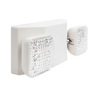 Luz LED de Emergencia Dual LED /150 lúmenes/Luz fría/Batería de Respaldo Incluida/Botón de test.