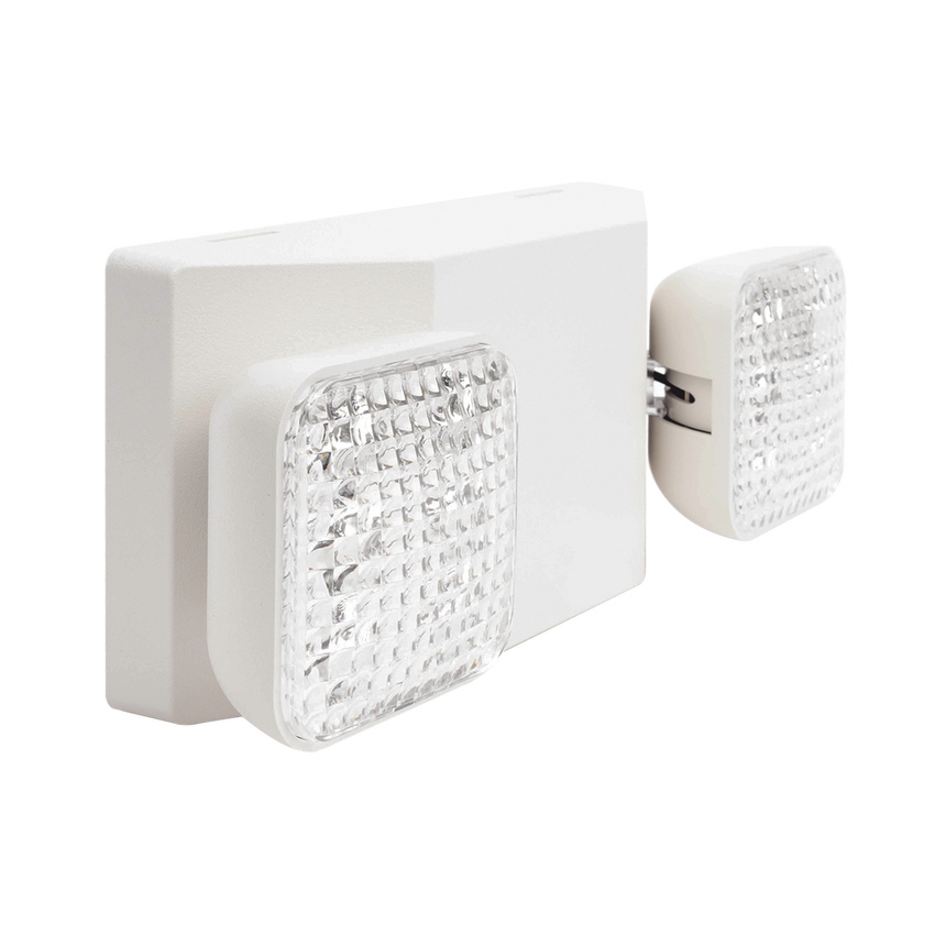 Luz LED de Emergencia Dual LED /150 lúmenes/Luz fría/Batería de Respaldo Incluida/Botón de test.