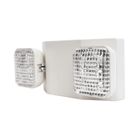 Luz LED de Emergencia Dual LED /150 lúmenes/Luz fría/Batería de Respaldo Incluida/Botón de test.