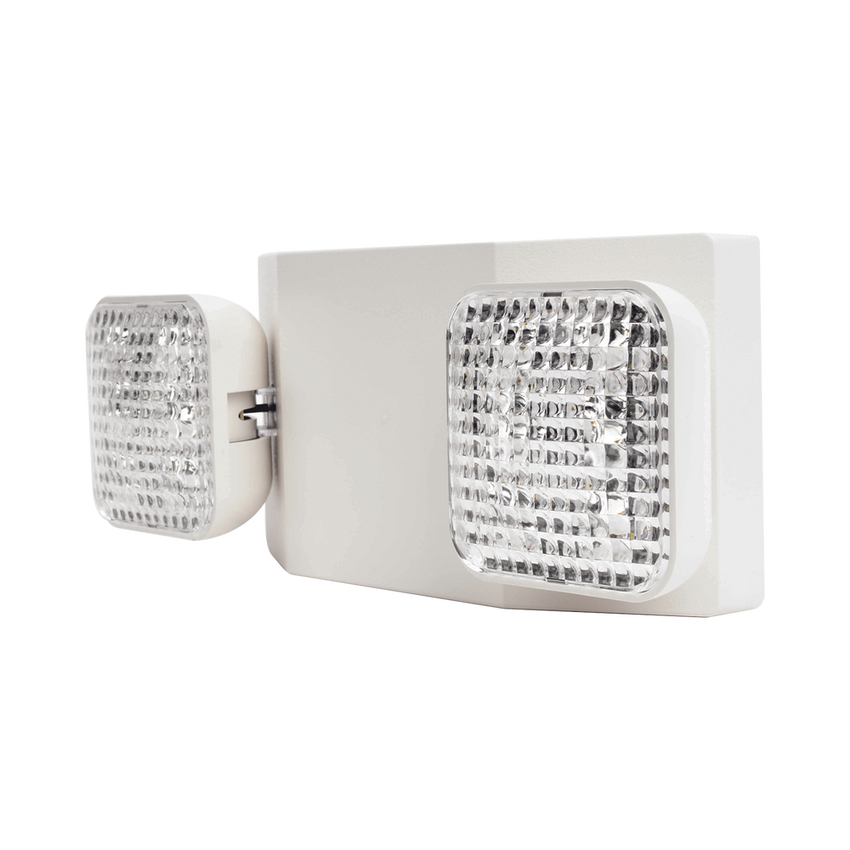 Luz LED de Emergencia Dual LED /150 lúmenes/Luz fría/Batería de Respaldo Incluida/Botón de test.