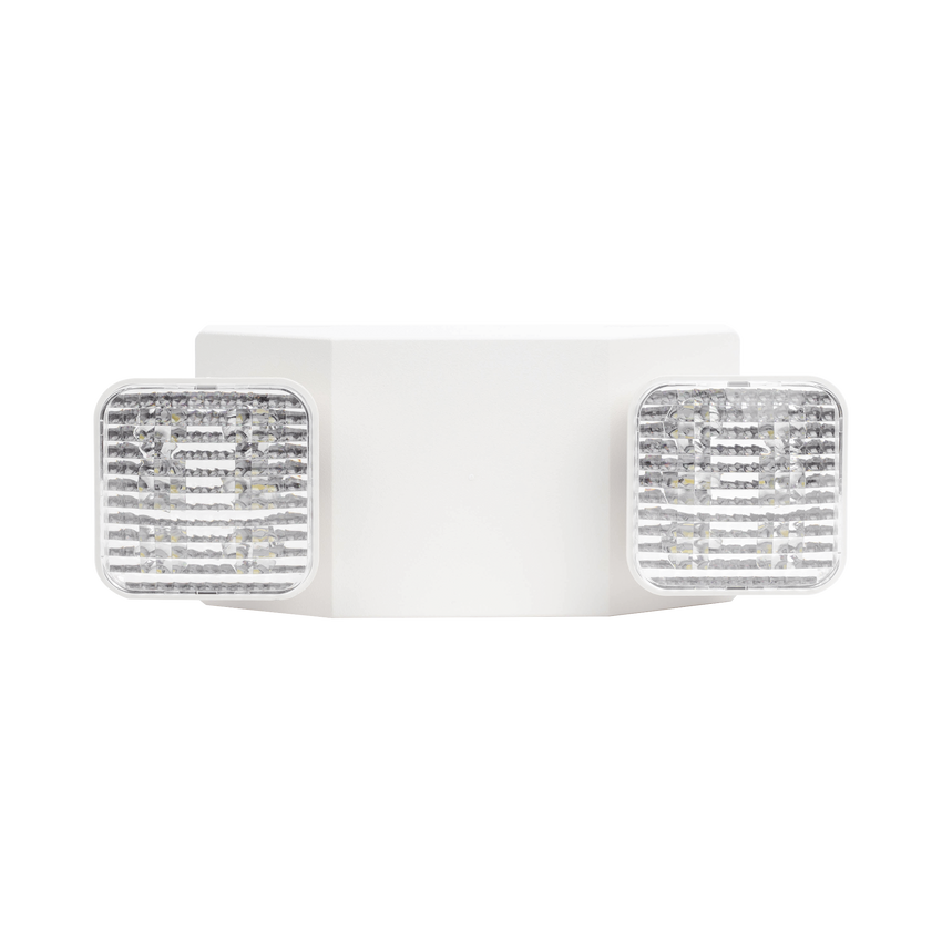 Luz LED de Emergencia Dual LED /150 lúmenes/Luz fría/Batería de Respaldo Incluida/Botón de test.