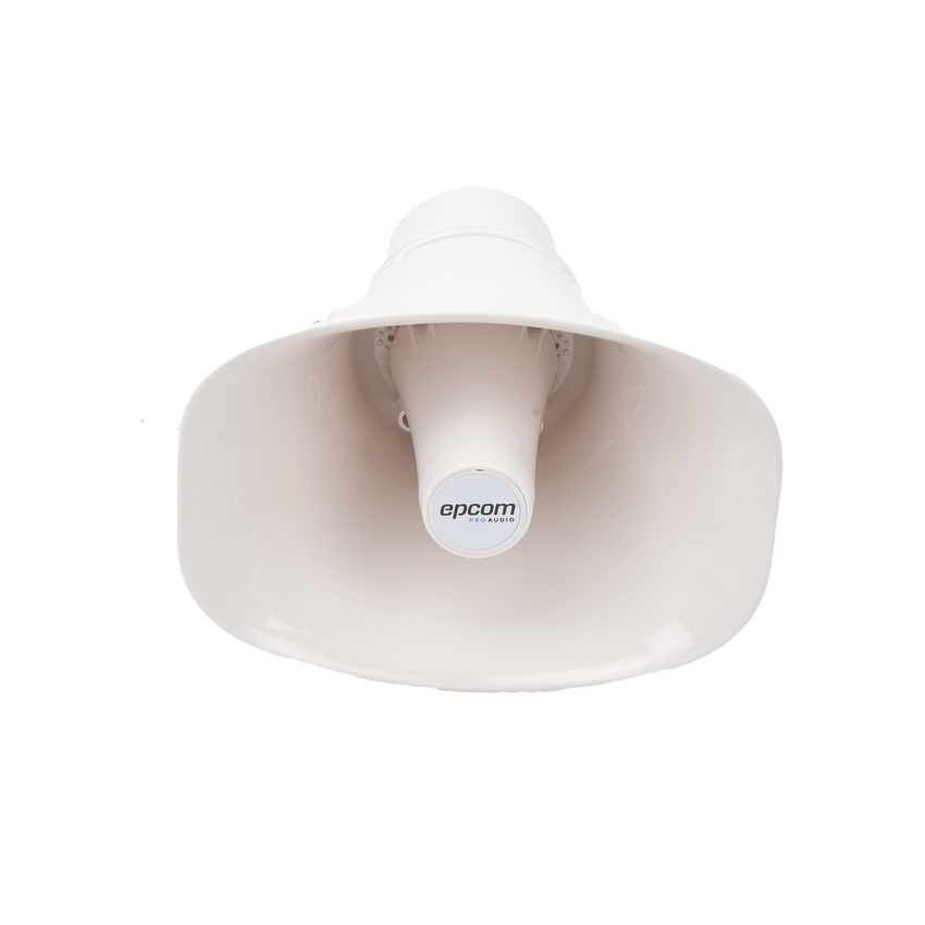 Altavoz para Exterior | Tipo Trompeta | 15-30W | 70/100V | IP66 | Material ABS | Bracket de Metal