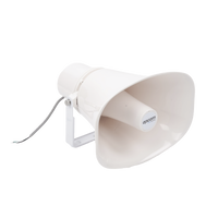 Altavoz para Exterior | Tipo Trompeta | 15-30W | 70/100V | IP66 | Material ABS | Bracket de Metal
