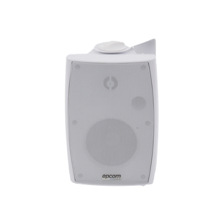 Altavoz de Pared de 2 vías | Woofer 4in + 1.5in | 2.5W - 20W | Para Sistemas 70/100V y 8 ohms | Material ABS | Rejilla y Bracket de Metal | Color Blanco